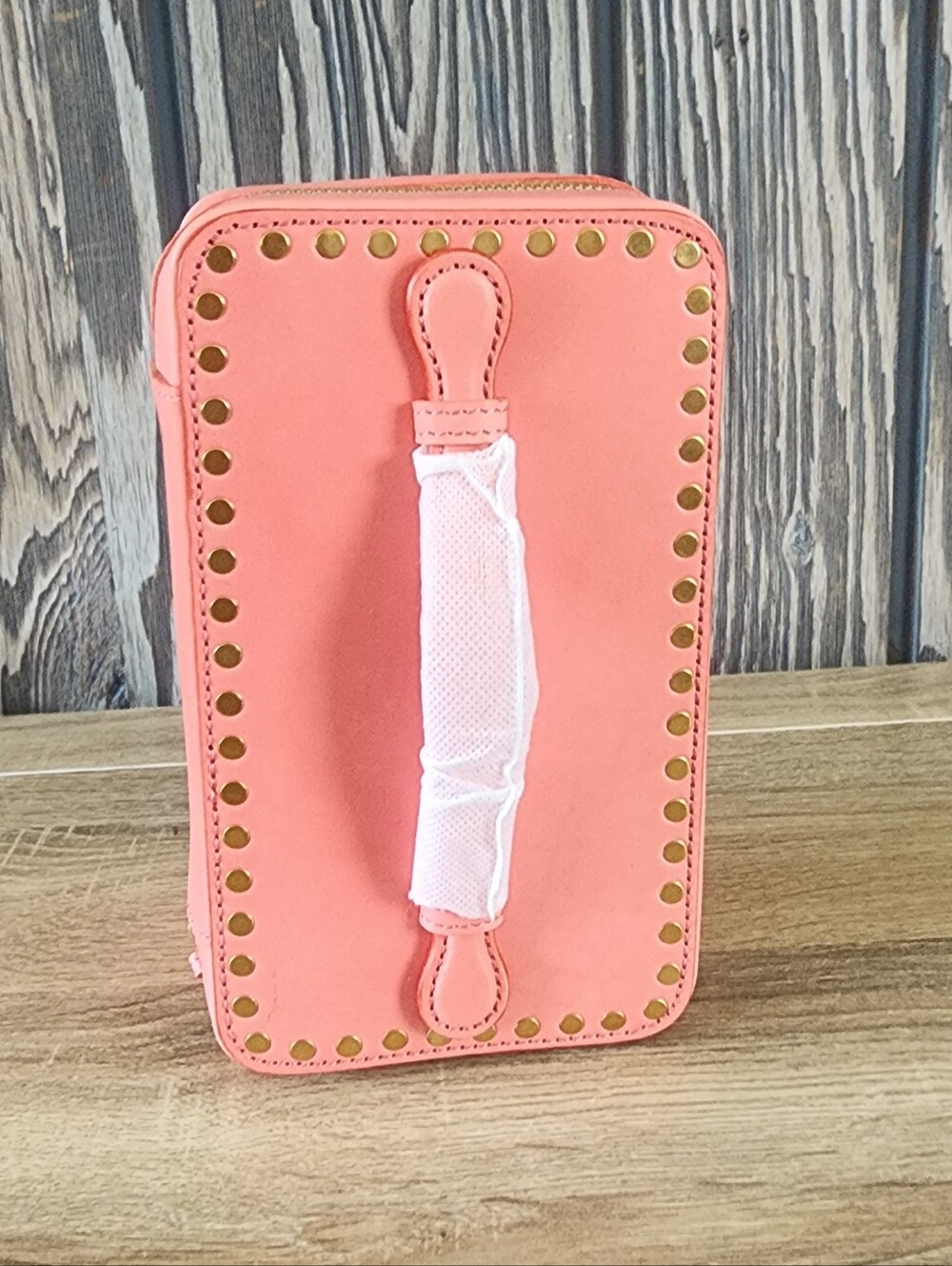 Old Trend Clivia Travel Leather Beauty Box NWT slight Flaw - Picture 5 of 8